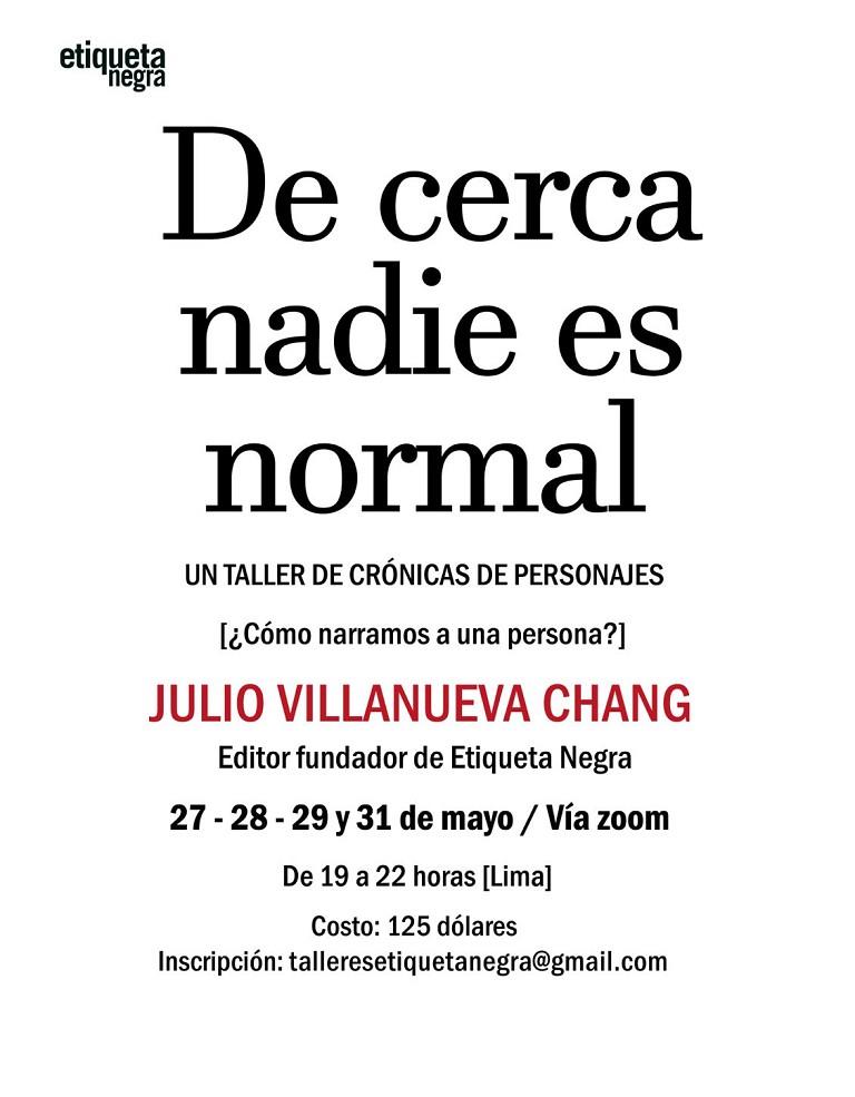 De cerca nadie es normal | 9789930969069 | Villanueva Chang, Julio