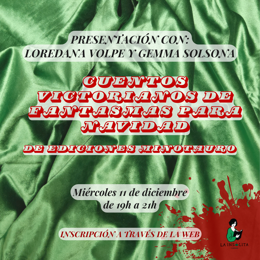 Presentació Cuentos victorianos de fantasmas para Navidad. Ediciones Minotauro | 20241211